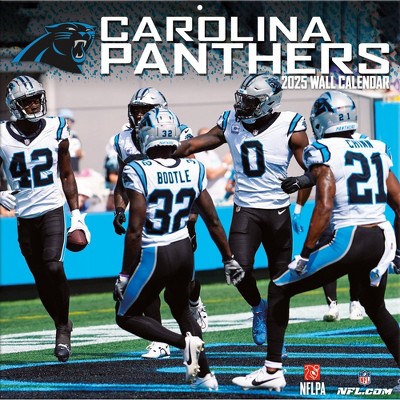 NFL Carolina Panthers 2025 12"x12" Team Wall Calendar