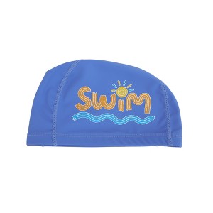 Unique Bargains Kid's Knitted PU Letter Printed Swim Cap 1 Pc - 1 of 4