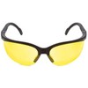 Calabria Safety Glasses | ANSI Z87+S | Yellow Tint | UV Protection | Black Frame | Adjustable Arm Length - 3 of 4