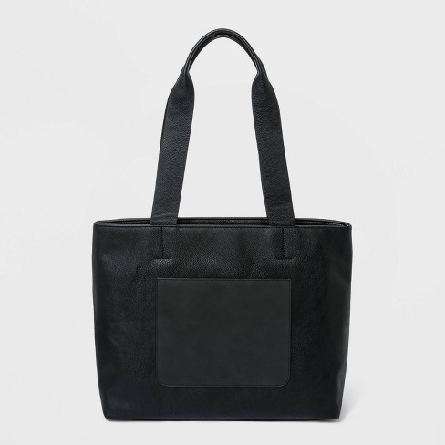 Large black outlet tote