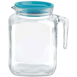 Bormioli Rocco Frigoverre Classic Jug 67.75 oz - with Teal Lid - 1 of 3