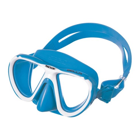 Seac Bella Dual Lens Kids Swimming Snorkeling Mask Light Blue : Target