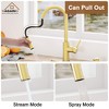 CASAINC Single-Handle Pull Down Kitchen Sink Faucet with Infrared Sensor, Soap Dispenser and Deckplate Included - 3 of 4
