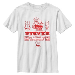 Boy's A Minecraft Movie Steve Lava Chicken T-Shirt - 1 of 4