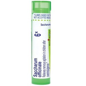 Saccharum Officinale 6X by Boiron Homeopathic Single Medicine For Children  -  80 Pellet - 1 of 4