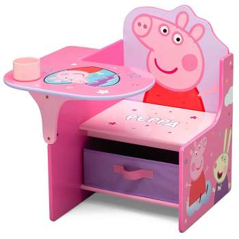 Peppa Pig Kids' Chair Desk with Storage Bin - Delta Children