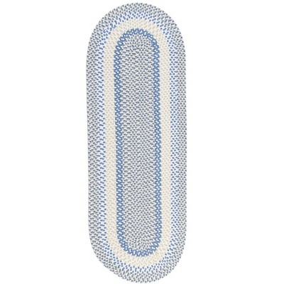 Colonial Mills Blokburst - Blueberry Pie 2 Ft x7 Ft Runner (Oval) Rug Indoor 50% Polyester/30% Polypropylene/20% Cotton