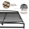 Low Bed Frame King Size - 10 Inch Heavy Duty Metal Platform King Bed Frame Low Profile, Mattress Foundation, No Box Spring Needed, Noise-Free, - 4 of 4