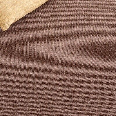 Brown Sisal and Jute Rectangular Area Rug 3' x 5'