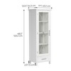 Delaney Linen Cabinet with 1 Door and 1 Bottom Drawer - 4 of 4