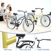 RISOKEYS Women's Beach Bike - 26"Inch Steel Frame Single Speed Bicycles,Wide Wheels for Stability,Rear Coaster Brakes - 2 of 4