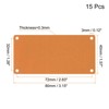 Unique Bargains DIY Laser Printing Office Engraving Aluminium Blank Cards 15 Pcs - 2 of 4