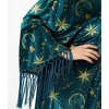 Disney Princess Collection by Unique Vintage Women's Velvet Fringe Scarf Coat - 2 of 4