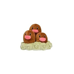 Pokemon Center: Sitting Cuties: Dugtrio Plush # 51 -  Generation 1 - 6 In - 1 of 4