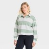 Women's Modal French Terry Polo Sweatshirt - All In Motion™ - 4 of 4
