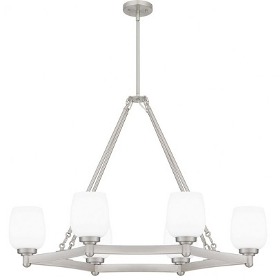 Quoizel Lighting Penning 6 - Light Chandelier in  Brushed Nickel