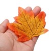 Unique Bargains Wedding Thanksgiving Halloween Decoration Artificial Maple Leaves 200 Pcs - 4 of 4