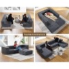 144" Modular Sectional Sofa with Chaise Lounge,U-Shaped 6-Seat Couch - 4 of 4
