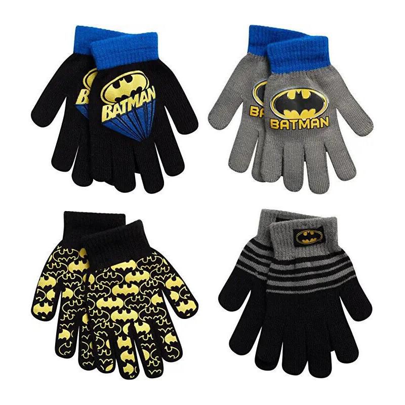 DC Comics Batman Boys 4 Pack Mittens or Gloves, Kids Ages 2-7, 1 of 6