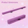Costway 8 FT Folding Gymnastic Beam with Anti-slip Base Pine Wood Frame Carrying Handle Blue/Beige/Pink/Dark Purple/Purple/Multicolor - 3 of 4