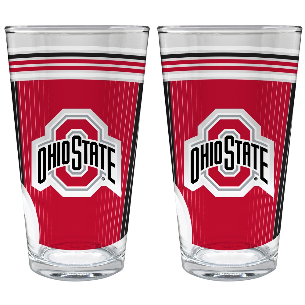 Photos - Glass NCAA Ohio State Buckeyes 2pc Pint  Set