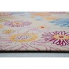 36"x48" Keukenhof 1/2" Rug'D Chair Floor Mat Cream - Anji Mountain: Durable Felt Backing, Floral Design, Indoor Use - 2 of 4