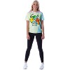 Pokemon Women's Pikachu Squirtle Charmander Bulbasaur Tie-Dye Skimmer T-Shirt Adult - 4 of 4