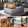 Wechef 24L 5000W Commercial Deep Fryer Electric Countertop Dual Tank Basket Stainless Steel Restaurant Kitchen - 2 of 4