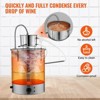 VEVOR Alcohol Still, 9 Gal 30L Water Alcohol Distiller include Stainless Steel Tube & Pump & One-way Exhaust Valve & Thermometer (30-120℃ ), Silver - 4 of 4