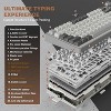 YUNZII B75 PRO Wireless Mechanical Keyboard,75% Layout with Knob,Hot Swap Gasket Custom Structure,Creamy Pre-lubed Switches - 4 of 4