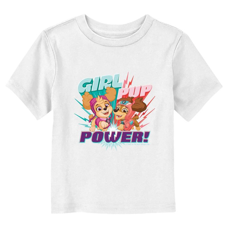 Toddler's PAW Patrol Liberty and Skye Girl Pup Power T-Shirt, 1 of 4