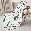 Lomsoe Christmas Tree Blankets Christmas Throw Blanket, Soft Lightweight Flannel Warm Cozy Christmas Gift. - 3 of 4