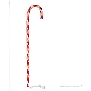 Celebrations Pathway Decor, Clear Lighted Candy Cane 27 in. - Case of 24 - 1 of 3