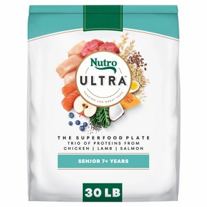 Nutro Ultra Trio of Protiens Vegetable, Lamb, Chicken and Salmon Flavor Dry Dog Food - 30lbs - 1 of 4