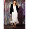 INSPIRE CHIC Women's Collar Warm Winter Outwear Cropped Faux Fur Fluffy Coat - 2 of 4
