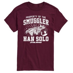 Men's - Star Wars - Property Of The Smuggler Han Solo Short Sleeve Graphic T-Shirt - 1 of 4