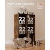 COMHOMA 4/6/8 Wood Cube Storage Shelf, White Wood Bookshelf with Removable Back Panels, Open Back Design for Vertical or Horizontal Placement - 3 of 4