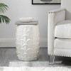 Seina 17" Garden Stool - ACS4594 - Indoor/Outdoor - Cream - Safavieh - 2 of 4