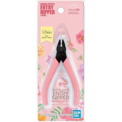 Bandai Hobby Spirits Entry Side Cutter Sprue Nipper for Plastic Models - Pink