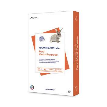 Hammermill Fore Multipurpose Print Paper, 96 Bright, 20 lb Bond Weight, 8.5 x 14, White, 500/Ream