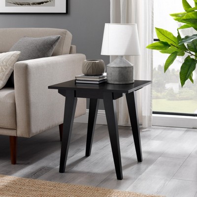 GDFStudio Tenley Modern Wood End Table with Tapered Legs