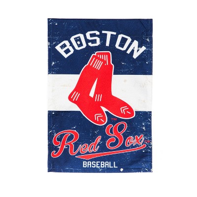 Evergreen Boston Red Sox Vintage Linen House Flag