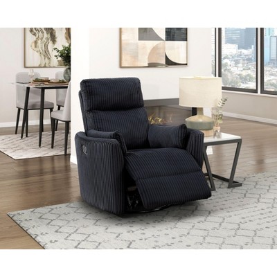 PAGED Corduroy Accent Chair Modern Swivel Lounge Chair Comfortable Reading Chair with 2 Matching Lumbar Pillows for Office