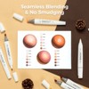 Ohuhu Alcohol Markers Skin Tone Marker Slim Broad and Fine Double Tipped Alcohol-based Marker Set, 24 Portrait Colors Kaala Markers Refillable - 3 of 4