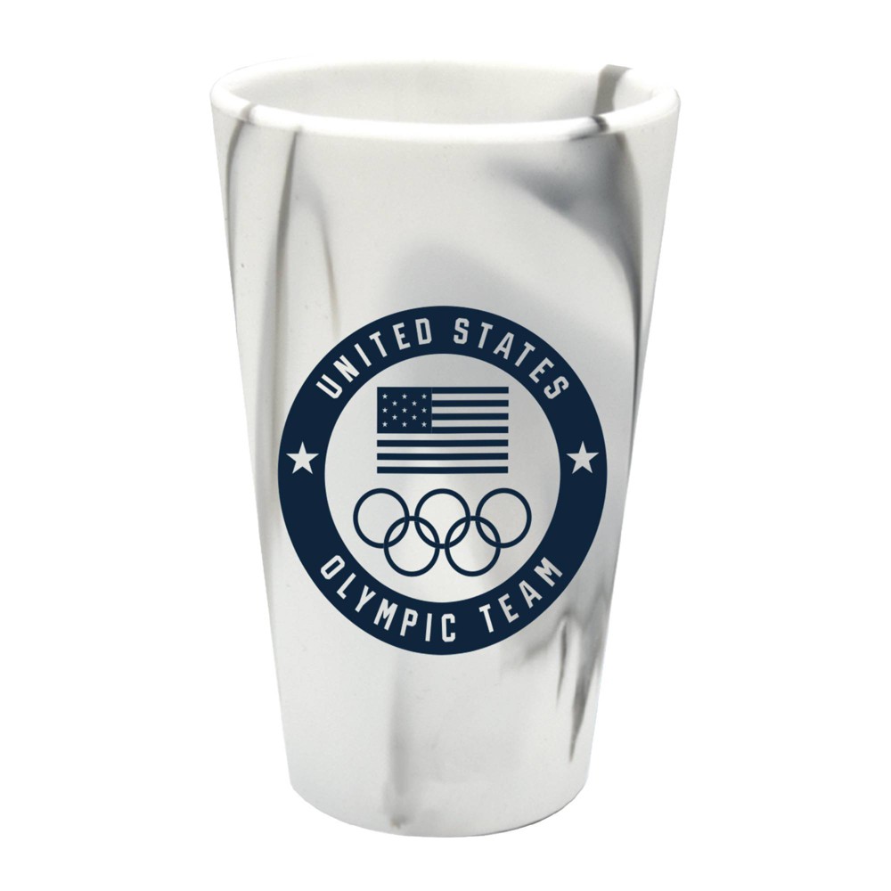 Photos - Glass Team USA Olympic Silicone Drinkware - 16oz Marble