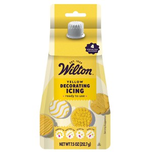Wilton Yellow Decorating Icing Pouch with Tips — 7.5 oz (Pack of 2) - 1 of 4