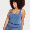 Women's Modal Blend Cropped Tank Top - Auden™ - 3 of 3