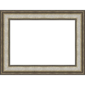 Amanti Art Mezzanine Antique Silver Framed Dry Erase Magnetic Board - 1 of 4