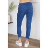 Women's Caterina Lace Embellished Denim Jogger - Venti6 - 2 of 3