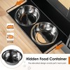 Whisen Dog Feeding Station with Shelves & 3 Bowls - 4 of 4